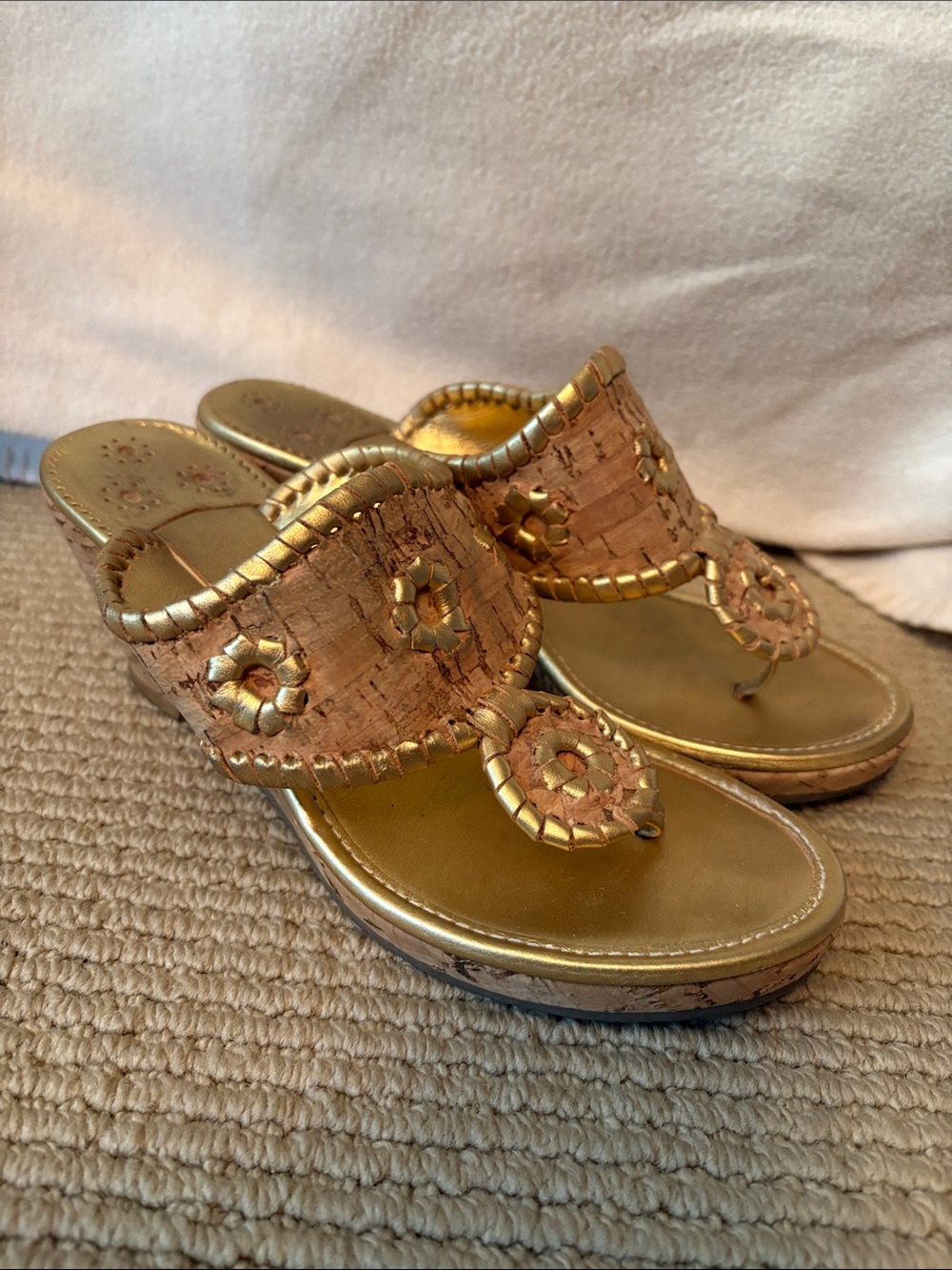 Jack Rogers Cork Wedges